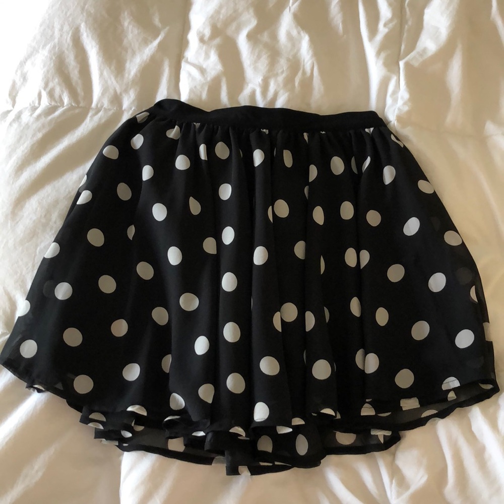 Guess polka dot skirt